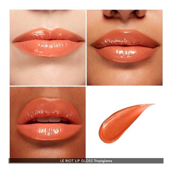HAUS LABS by Lady Gaga LE RIOT LIP GLOSS Ultra Shine Color TROPIGLAMA - MSRP $35 - Picture 2 of 6